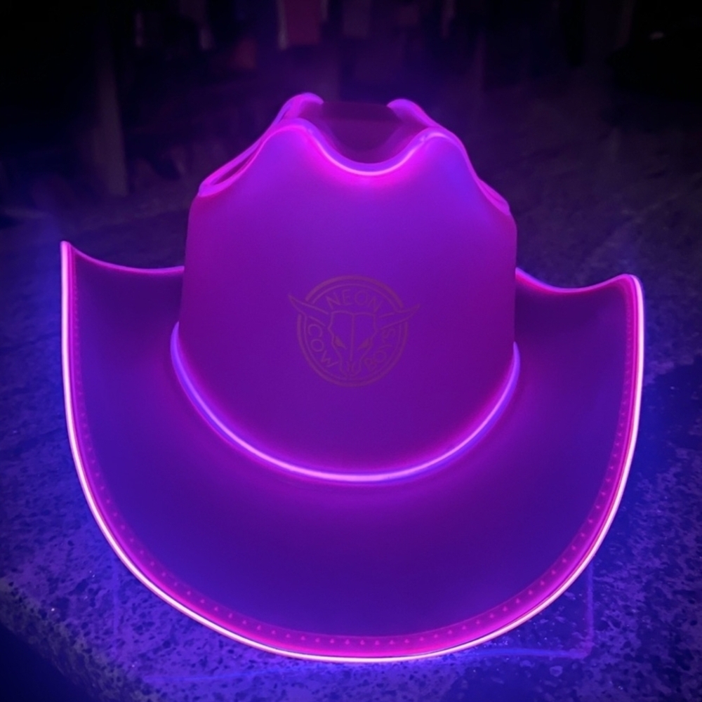 Purple LED Hat